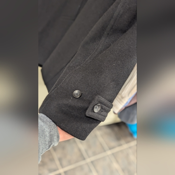 Men's XL wool Pea coat from Moores mens clothing store. Nwt slim fit - Picture 6 of 6